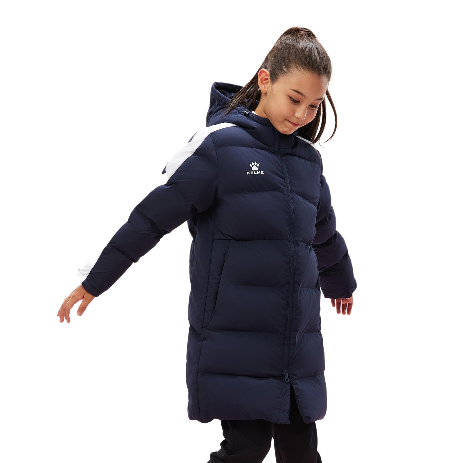 Amazon | [ケルメ] トレーニングロングコート 子供 防寒